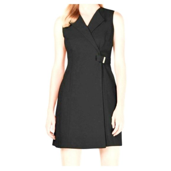Calvin Klein Dresses & Skirts - Calvin Klein Sleeveless Buckle Coat Dress